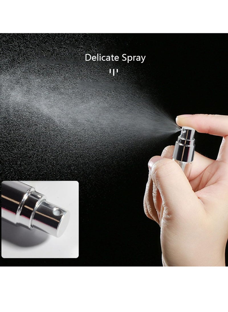 Oasisgalore Refillable Travel Atomizer Perfume Bottle 3-Pack, 3 Pieces of 10ml Mini Glass Spray Bottles with Dispenser  - Image 5