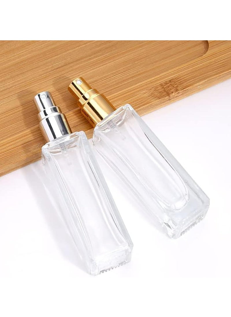 Oasisgalore Refillable Travel Atomizer Perfume Bottle 3-Pack, 3 Pieces of 10ml Mini Glass Spray Bottles with Dispenser  - Image 4