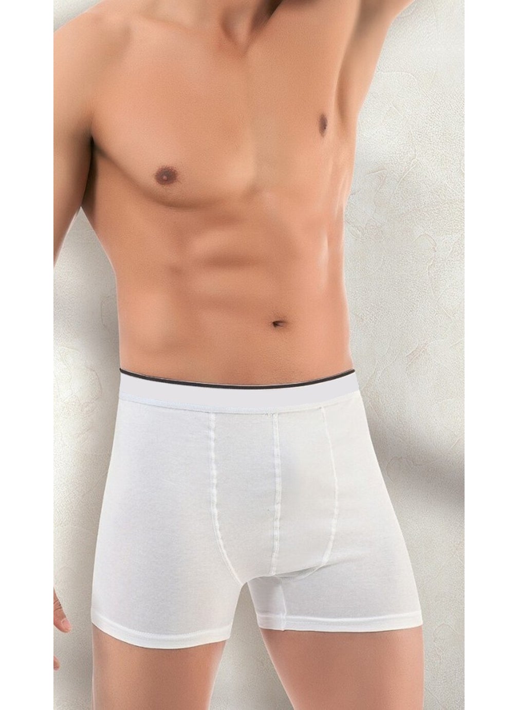 Elif Çamaşır - Elif Underwear Lycra Cotton Pearl Men's Boxer - Image 1