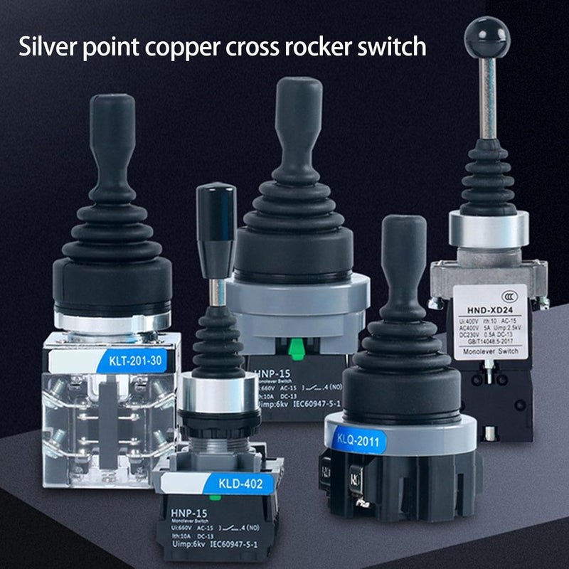 Heavy Duty 4-Way Reset Joystick Switch, Easy Installation Design, Accessory for Industrial Control Panels, Easy Installation Joystick - Image 4