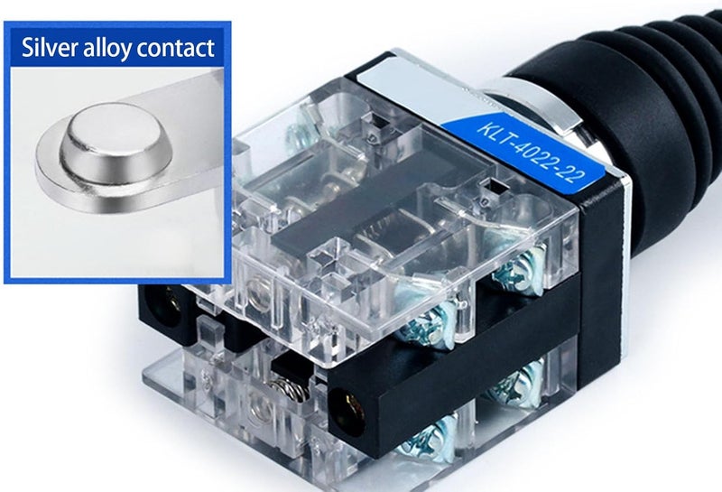 Heavy Duty 4-Way Reset Joystick Switch, Easy Installation Design, Accessory for Industrial Control Panels, Easy Installation Joystick - Image 5