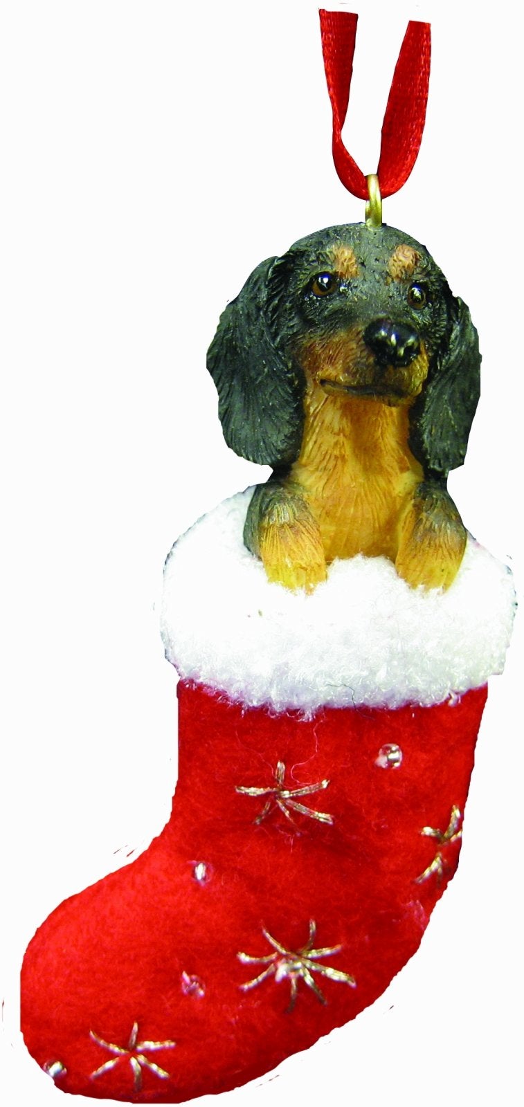 إي آند إس بتس زخرفة تخزين عيد الميلاد Dachshund مع "" أصدقاء Santa's Little " - Image 1