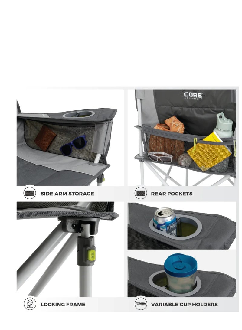 معدات كور كرسي التخييم كور لوفسيت مزدوج للاستخدام الخارجي - أزرق - Image 4