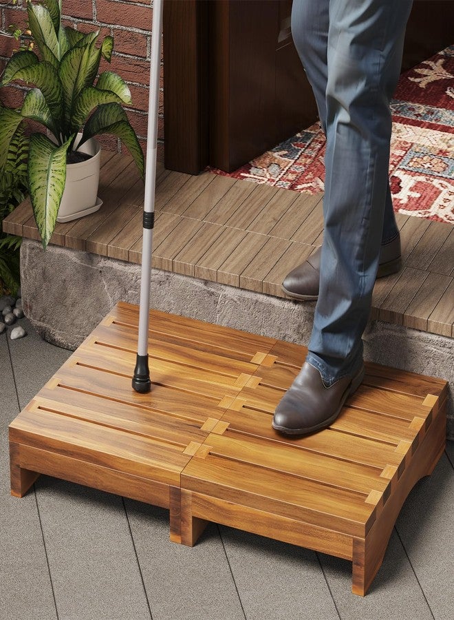 Kzeirm Wooden Step Stool Platform for Seniors - Image 1