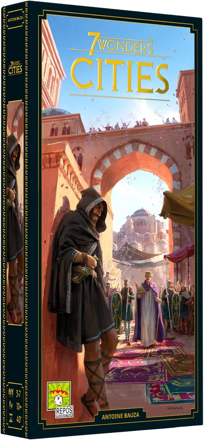 Asmodee 7 Wonders Cities Board Game EXPANSION  Forge Alliances and Expand Your Influence Civilization Strategy Game for Kids and Adults Ages 10 37 Players 40 Min Playtime - Image 2
