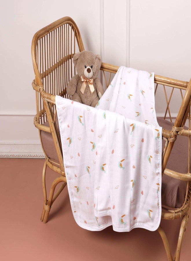 KICKS & CRAWL Baby Birds Bamboo Blankets