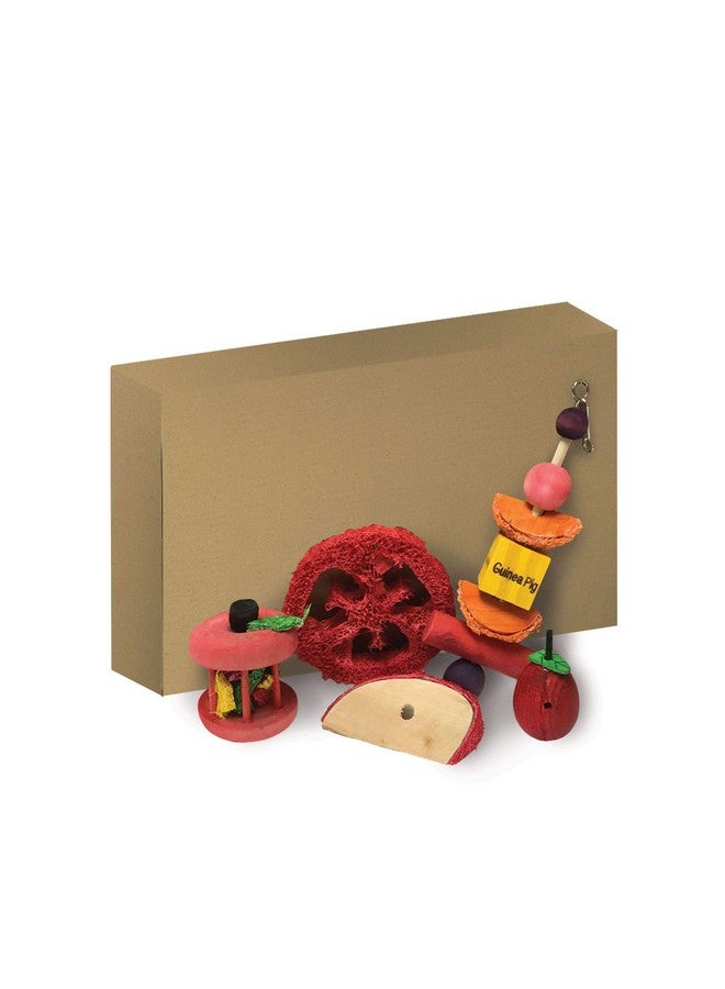 Kaytee Chew & Treat Toy Box for Pet Rabbits, Guinea Pigs, Hamsters, and Gerbils