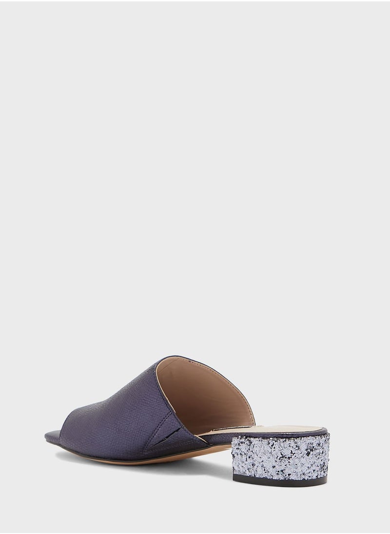 NINE WEST - Raydon Low Heel Mule - Image 1