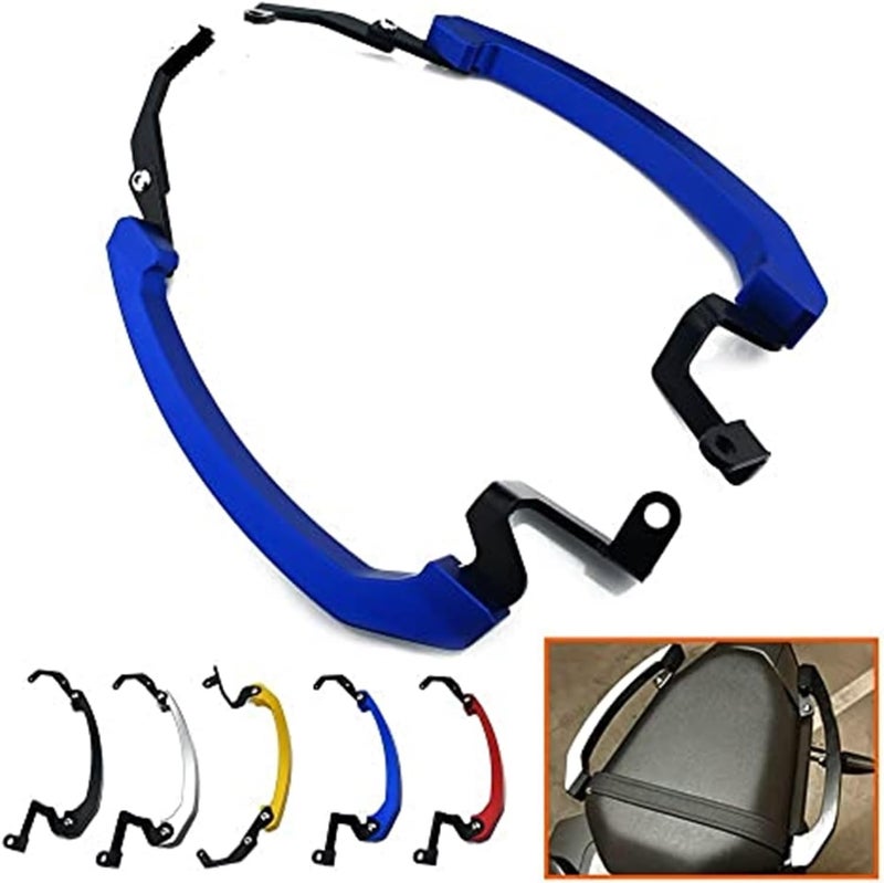 QASULER Motorcycle Passenger Rear Armrest Handle Lever - Image 3