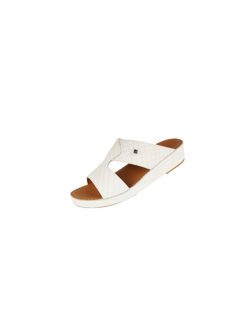 barjeel uno Barjeel Boys Arabic Sandals White  - Image 3