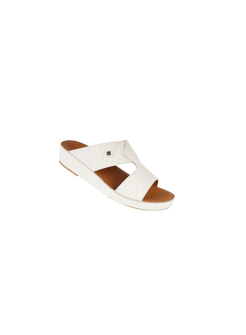 barjeel uno Barjeel Boys Arabic Sandals White  - Image 1