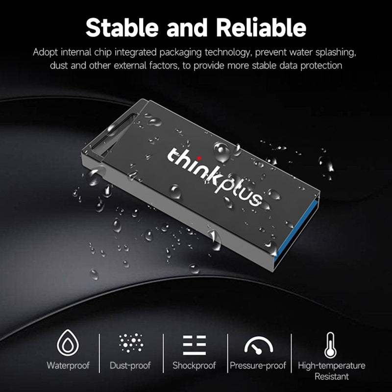 USB Flash Drive 32GB USB3.0 Interface Fast Transmission - Zinc Alloy Shell Shockproof Wear-resistant Portable Storage for On-the-go Data Storage - Image 4