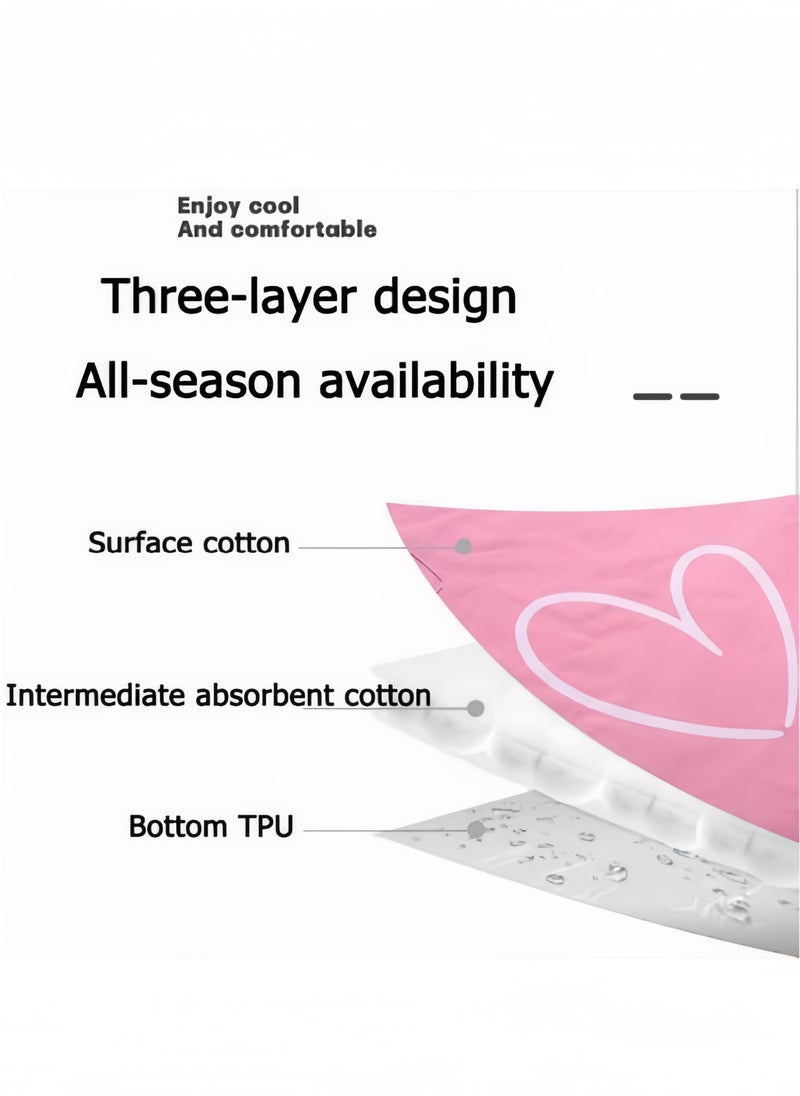 Vinnatsu Waterproof bed sheet,Baby diaper pad,Waterproof Bed Pad Washable Mattress Protector for Baby Toddler Children Pet and Adults with Incontinence by,Reusable & Washable Pee Pads 70 * 90cm  - Image 5