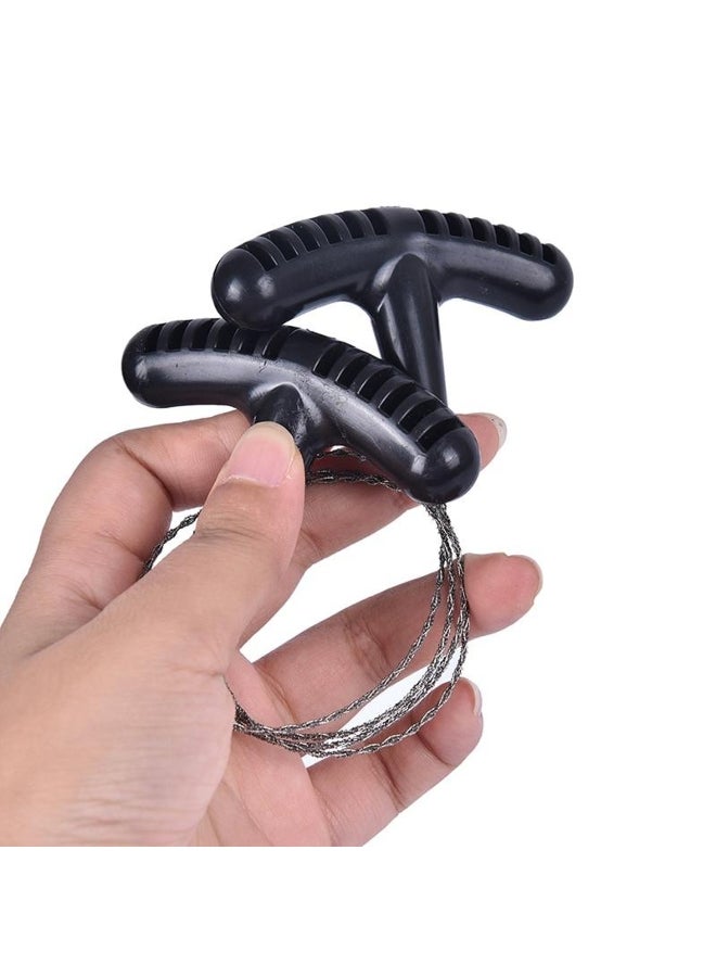 Portable Steel Rope Chain Saw with Emergency Survival Kit 