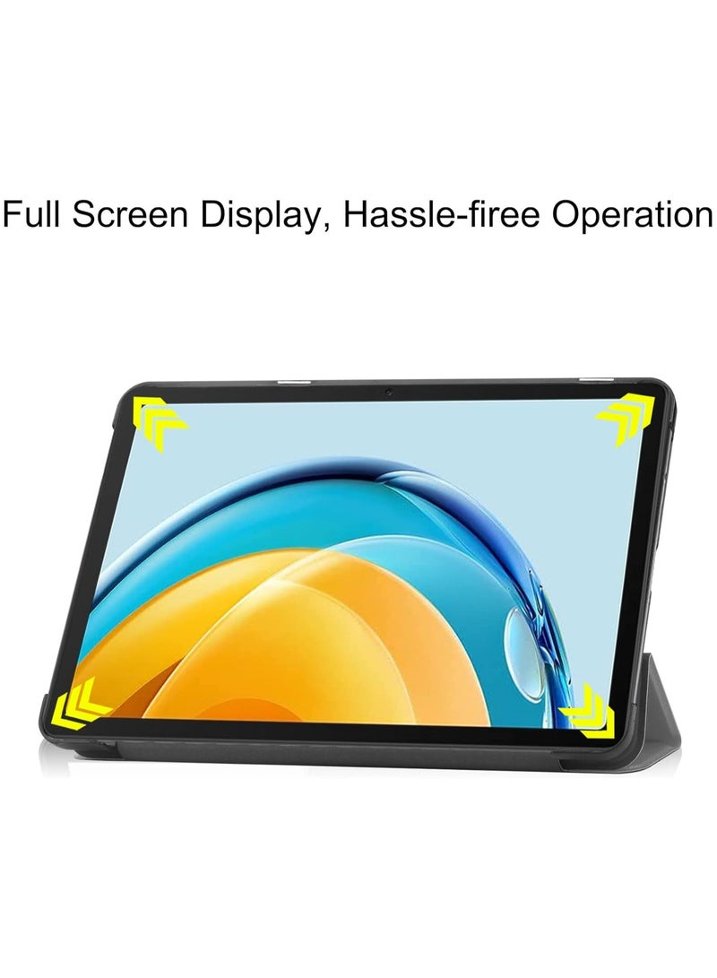 VKL حافظة متوافقة مع هاتف Huawei Matepad SE 10.4 بوصة، حافظة ثلاثية الطي متعددة الزوايا وخفيفة الوزن للغاية لهاتف Huawei Matepad SE 10.4 بوصة إصدار 2022 (رمادي) - Image 3