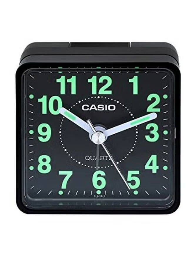 CASIO Analog Alarm Desk Clock Black/Green/White - Image 1