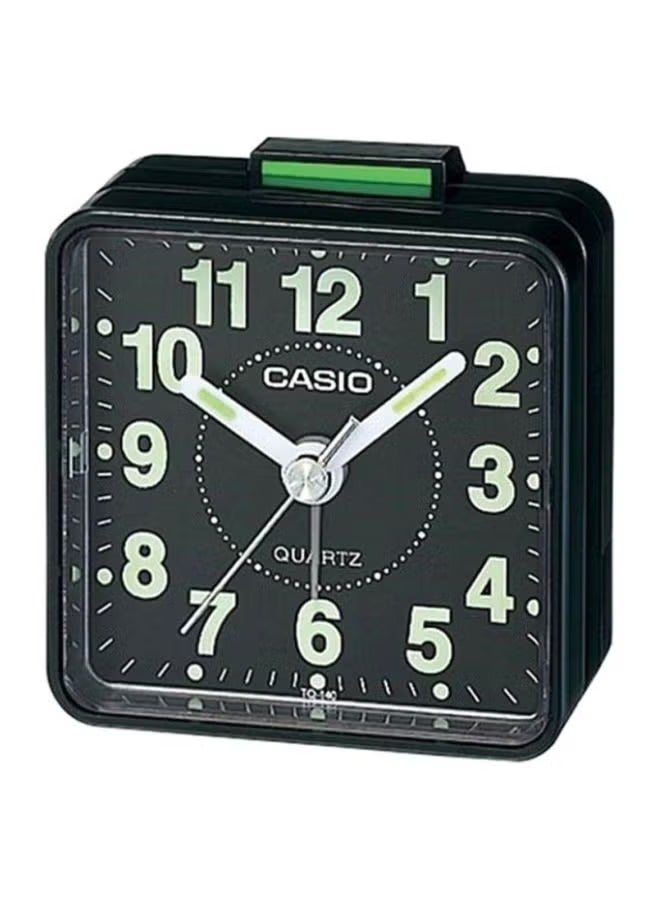 CASIO Analog Alarm Desk Clock Black/Green/White - Image 3