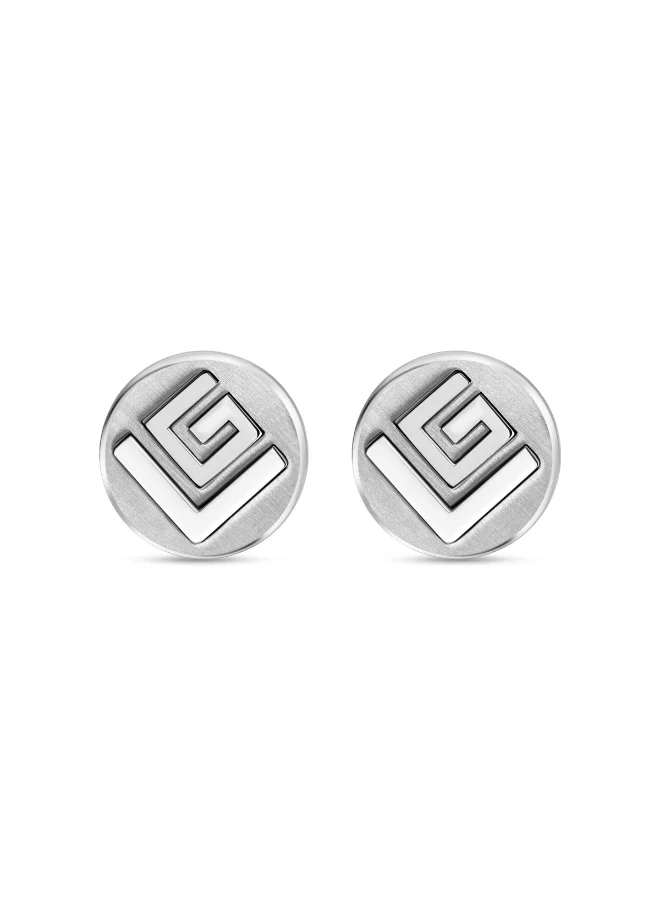 غاي لاروش Thibault Silver Cufflink for Men