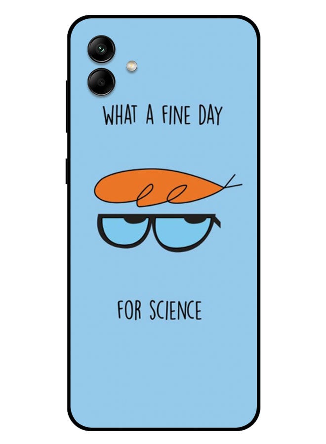 EYE CATCH Printed Protective Case Cover For Samsung Galaxy A04E -  What A Fine Day For Science - Image 1