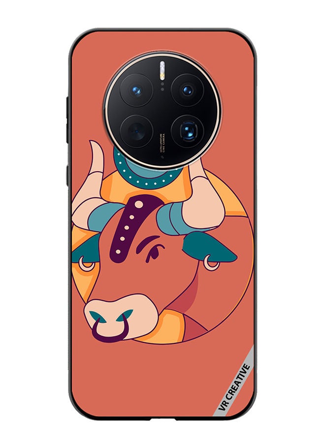 VR CREATIVE Protective Case Cover For Huawei Mate 50 Pro Ox Zodiac Signs Design Multicolour - Image 1