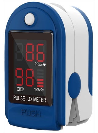CMS-50DL SpO2 Pulse Oximeter Fingertip | Blood Oxygen Saturation Monitor with Heart Rate Tracker | Fingertip Pulse Oximeter with Batteries, Silicon Cover & Case, Lanyard | Blue - pzsku/Z90C821C9449DC2F93BBFZ/45/_/1687425833/73a0543c-037a-48ae-ab35-01638f2c82a9
