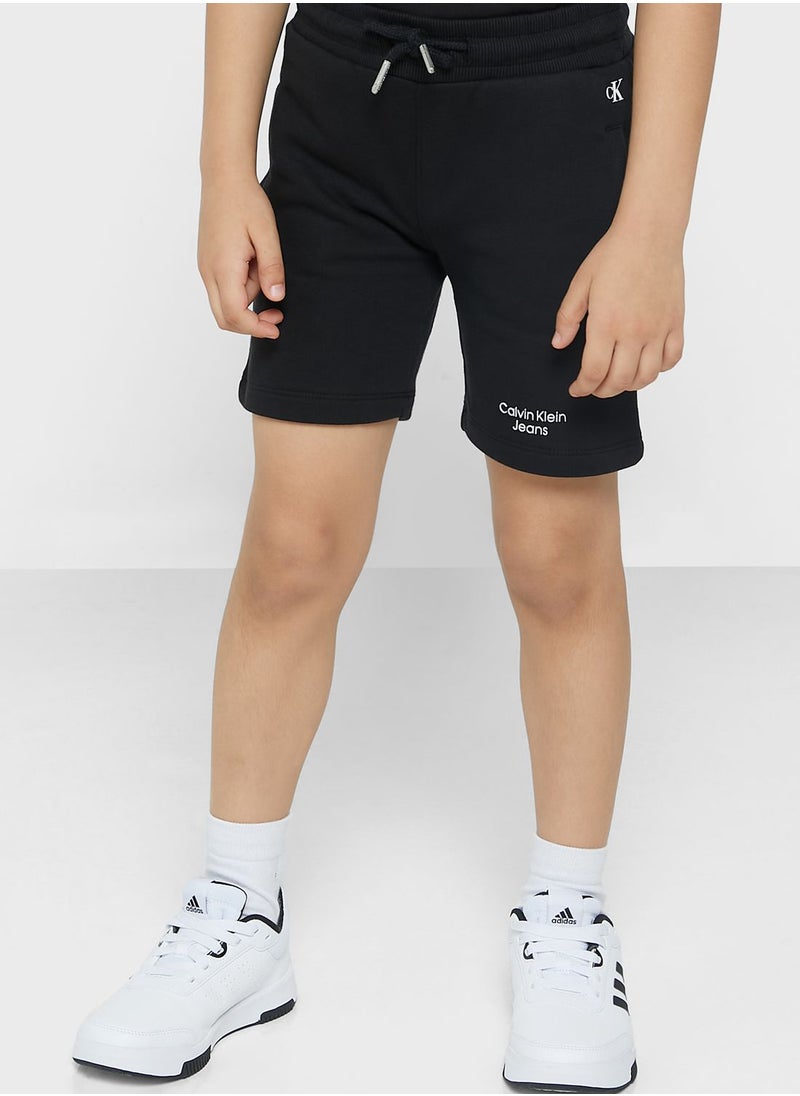 Calvin Klein Jeans - Kids Stack Logo Shorts - Image 1