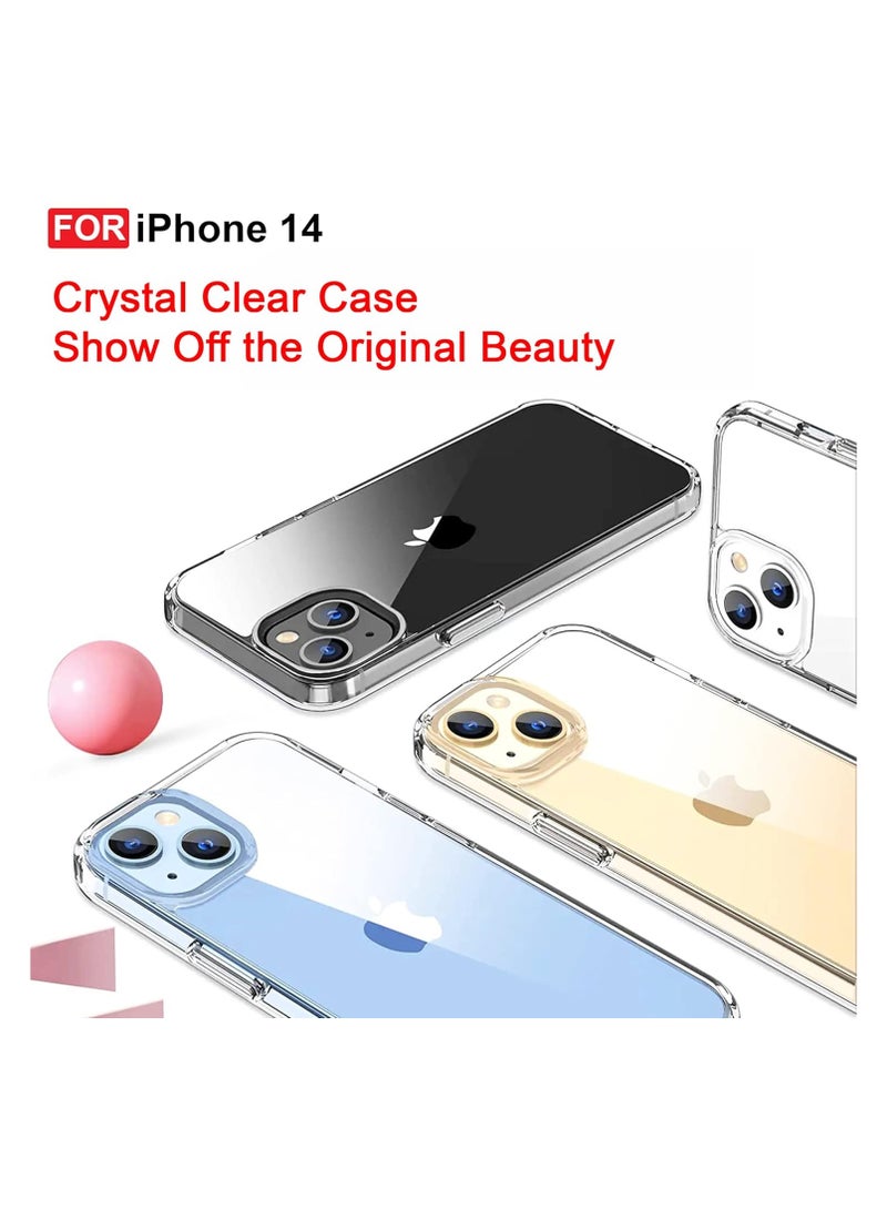 جراب شفاف من صبحي ستور لهاتف iPhone 14/13 | تصميم رفيع وناعم ومرن | غطاء خلفي مقاوم للصدمات من مادة TPU لحماية كاملة درجة (شفاف) - Image 4