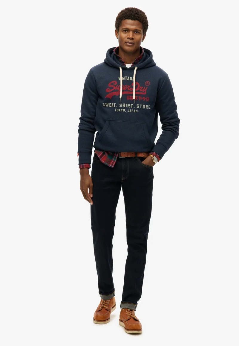 Superdry  Vintage Logo Heritage Relaxed Hoodie for Men | Best Price UAE