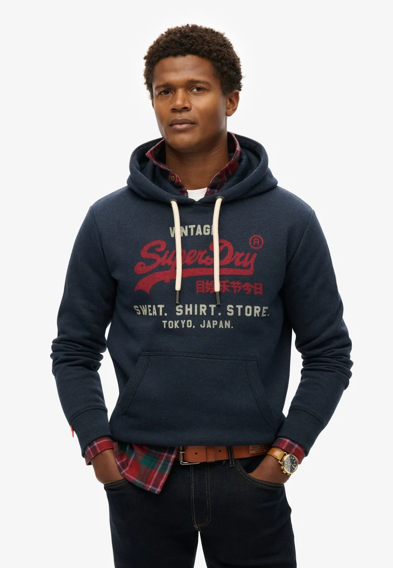 Superdry Vintage Logo Heritage Relaxed Hoodie