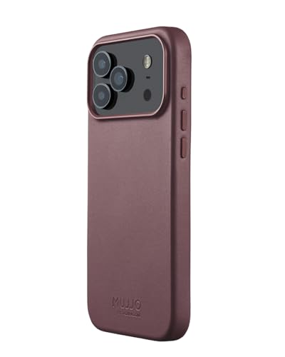 Mujjo Leather Case for iPhone 17 Pro Max MagSafe Compatible Bronze Red - Image 1