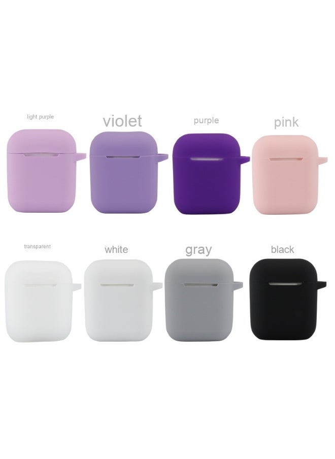 Generic - Fashion Solid Protective Case Cover for Apple AirPods 1/2 for Men Women - Image 1