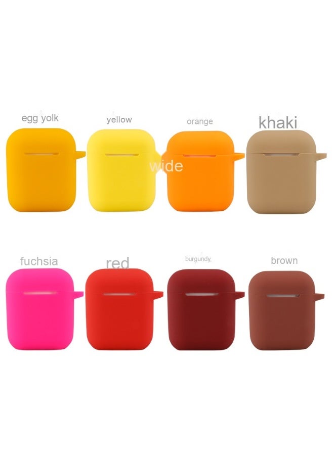 Generic - Fashion Solid Protective Case Cover for Apple AirPods 1/2 for Men Women - Image 1