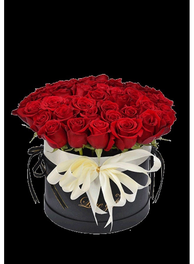 Carmel Flowers Red Roses Box Arrangement