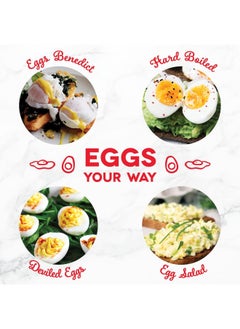Dash Dash Rapid Egg Cooker Red  - Image 4