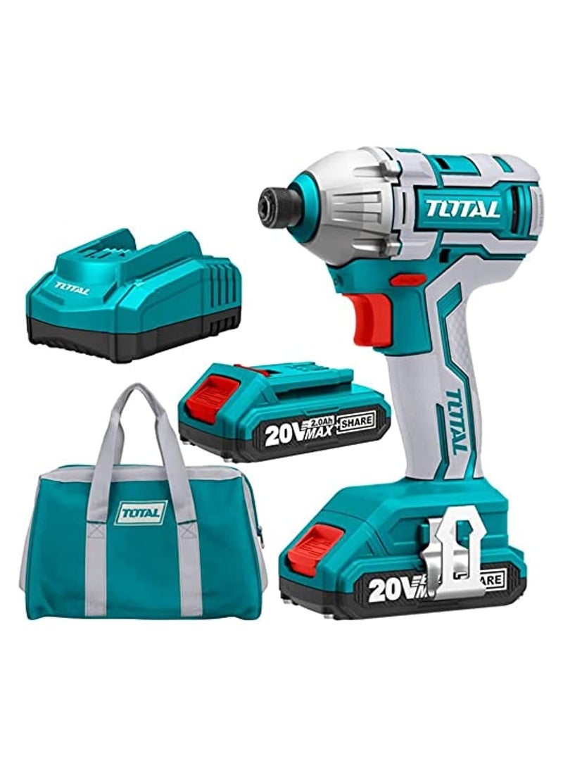 توتال مفك تأثير ليثيوم أيون 20 فولت TIRLI2002 - Image 4