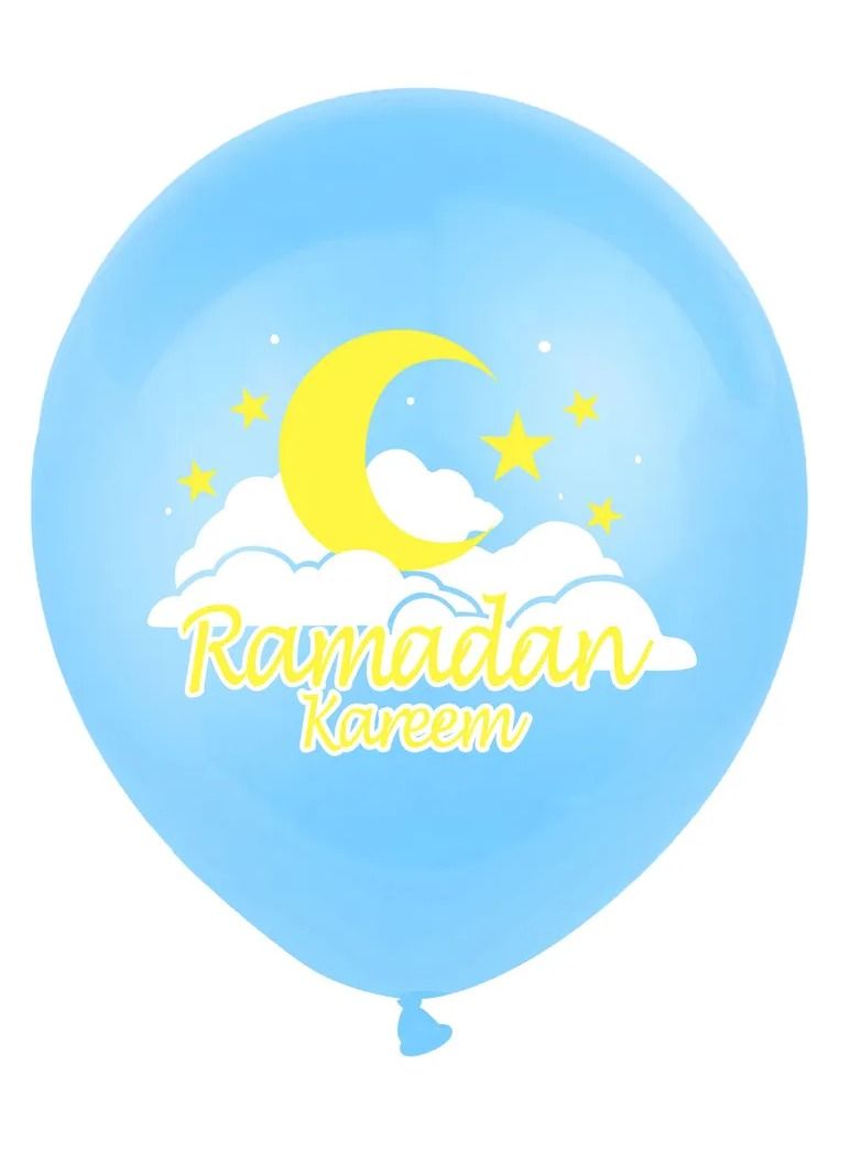 Highland 10 Piece Ramadan Kareem Balloon Decorations - Image 4