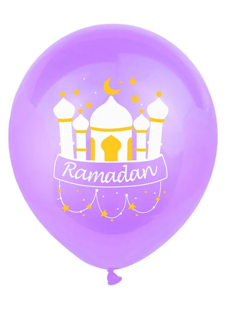 Highland 10 Piece Ramadan Kareem Balloon Decorations - Image 3