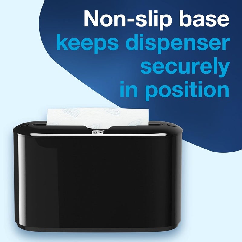 Tork Xpress Paper Towel Dispenser, Black, Single-Dispensing, Compatible with H2 Refills, Space-Saving Design (302028) - Image 5