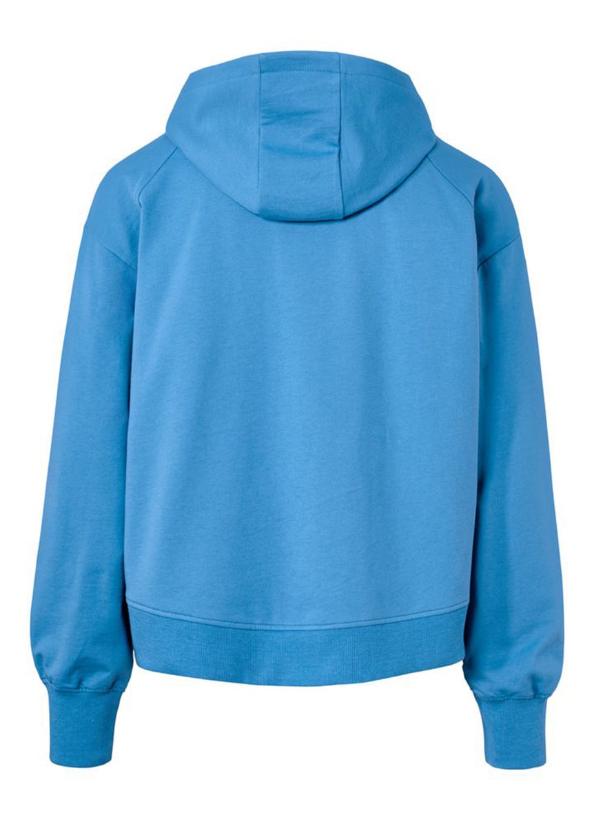 Tchibo Women Regular Fit Long Sleeves Training Hoodie, Blue  - Image 2