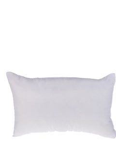Maestro Maestro Luxury Cushion Filler 100% Cotton Downproof outer fabric 400 grams with Microfiber filling with Single Cord Piping, Size: 30 x 50, White  - Image 1