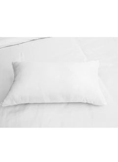 Maestro Maestro Luxury Cushion Filler 100% Cotton Downproof outer fabric 400 grams with Microfiber filling with Single Cord Piping, Size: 30 x 50, White  - Image 2