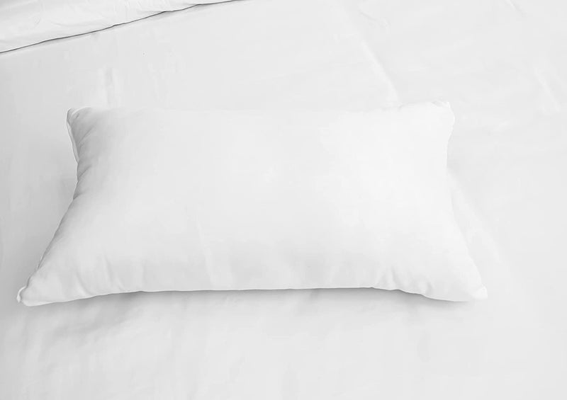 Maestro Luxury Cushion Filler 100% Cotton Downproof outer fabric 400 grams with Microfiber filling with Single Cord Piping, Size: 30 x 50, White - Image 4