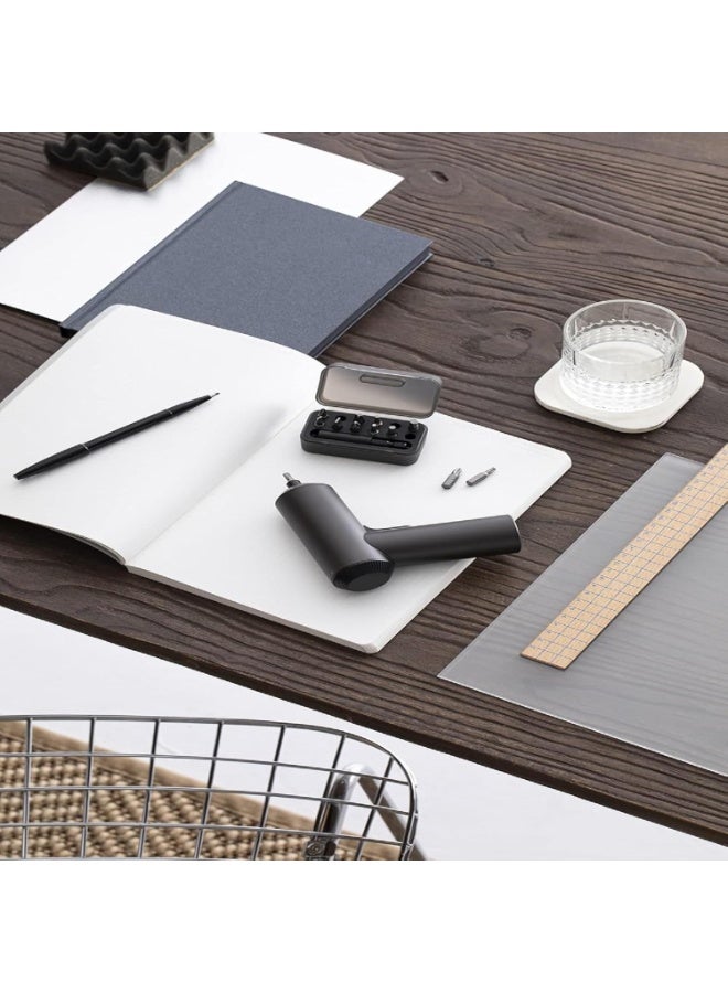 Xiaomi Mi Cordless Screwdriver 3.6V – 5N·m High Torque, 2000mAh Rechargeable Li-Ion Battery, 12 S2 Steel Bits, USB Type-C Electric Screwdriver, Black - Image 4