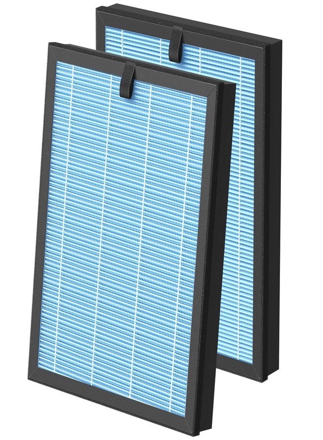 isinlive OFFICIAL MJ005H Replacement Filter for POMORON MJ005H Air Purifiers, HEPA Air Filter, 4-Stage Filtration, Activated Carbon Multi-Layer Filter for Dust Smoke Pet Dander Pollen, 2 Pack - Image 1