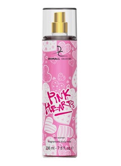 DORALL COLLECTION Pink Hearts Fragrance Body Mist For Women 236ml 