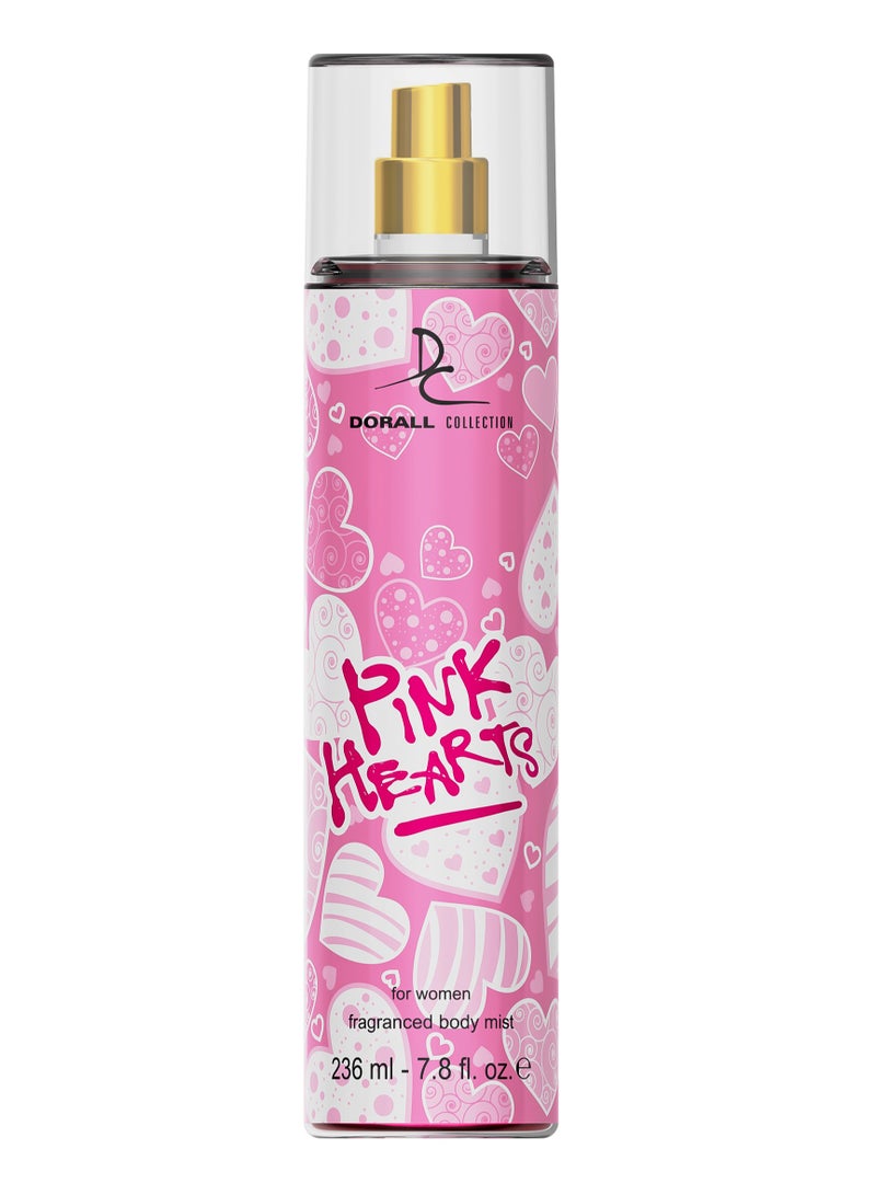 DORALL COLLECTION رذاذ عطر قلوب وردية للنساء 236 مل