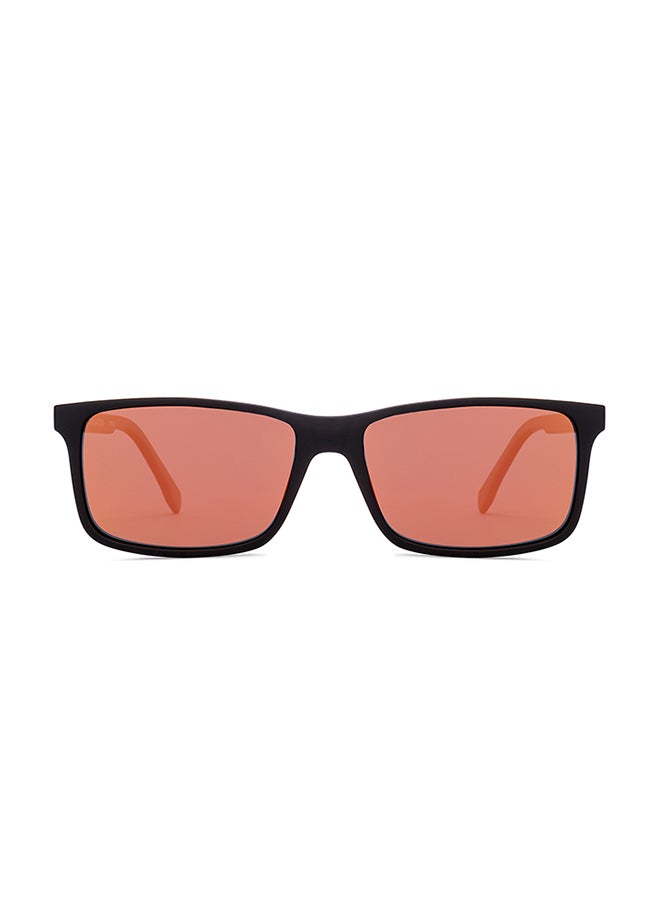 John Jacobs Unisex John Jacobs | Black - Brown | Full Rim Rectangular Stylish & Premium UV Protected Sunglasses | Reflectors | 100% UV Protection (UV 400) | Men & Women | Extra Wide | JJ S70036 - Image 2