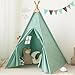RongFa Teepee Tent for KidsPortable Children Play Tent Indoor Outdoor Jewelry Blue - Image 2