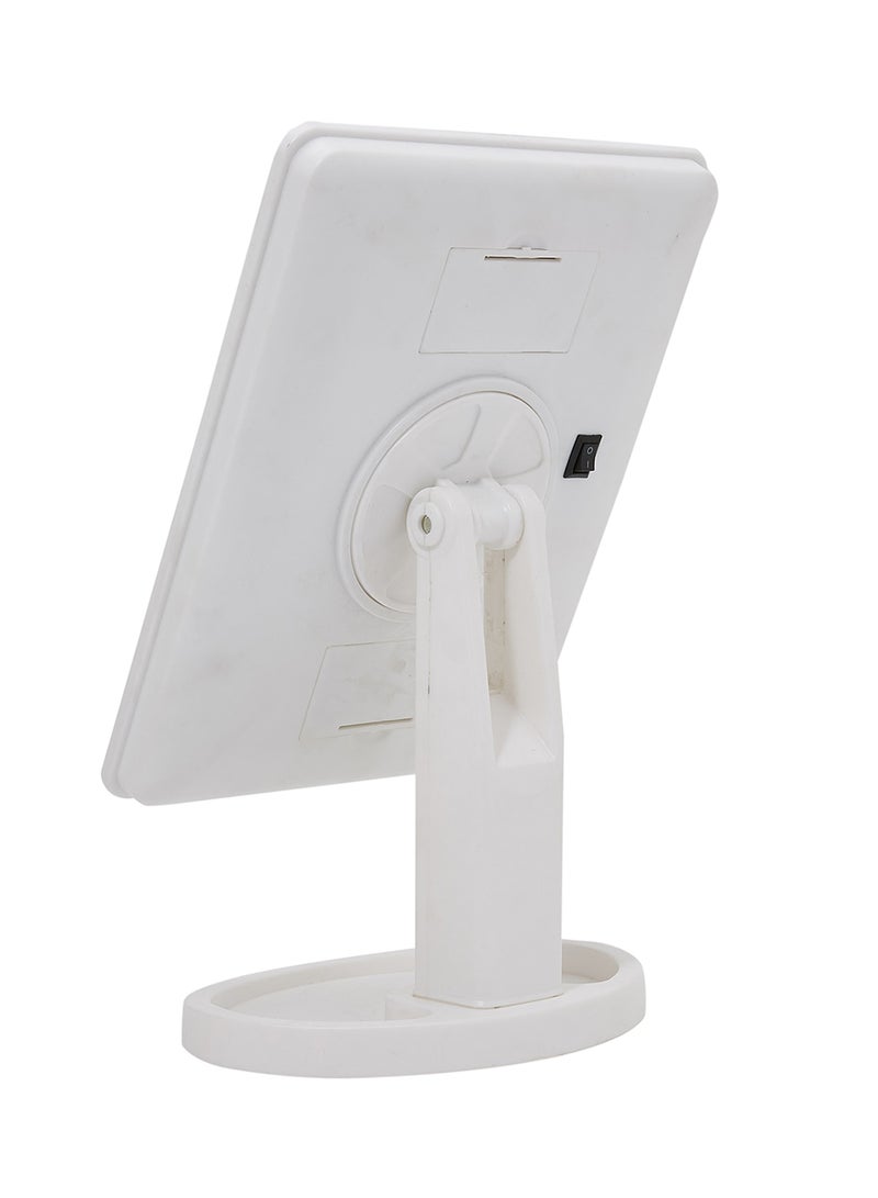 مرآة ماكياج مزودة بمصابيح LED أبيض - Image 2