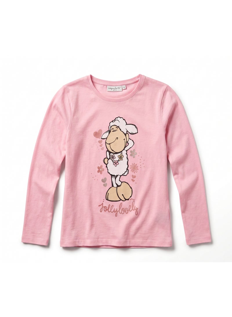 NICI Girls T-shirt long-sleeve  T-shirt 100% cotton by kidstv - Image 1